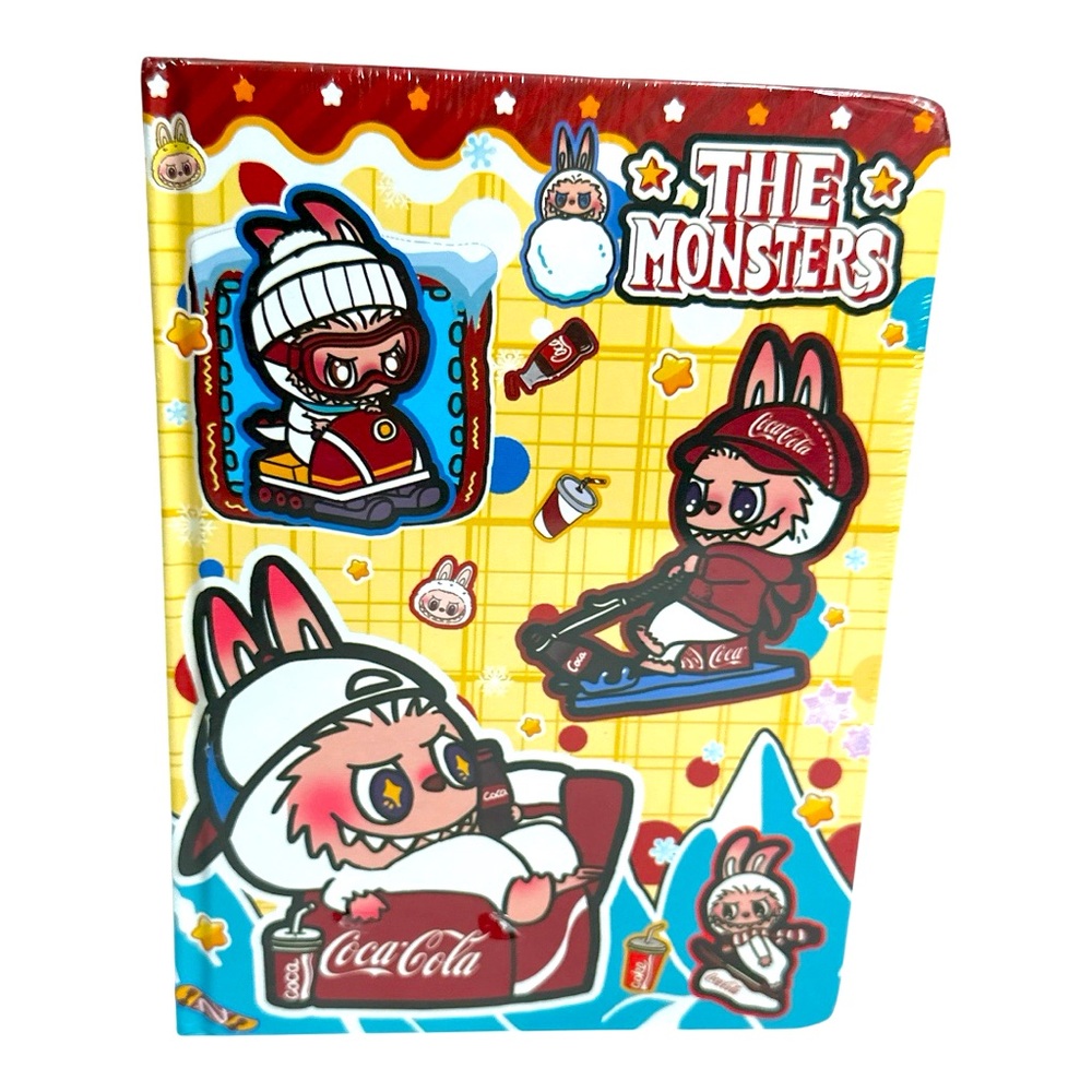 Labubu The Monsters Coca Cola Hardcover 8x6 Notebook